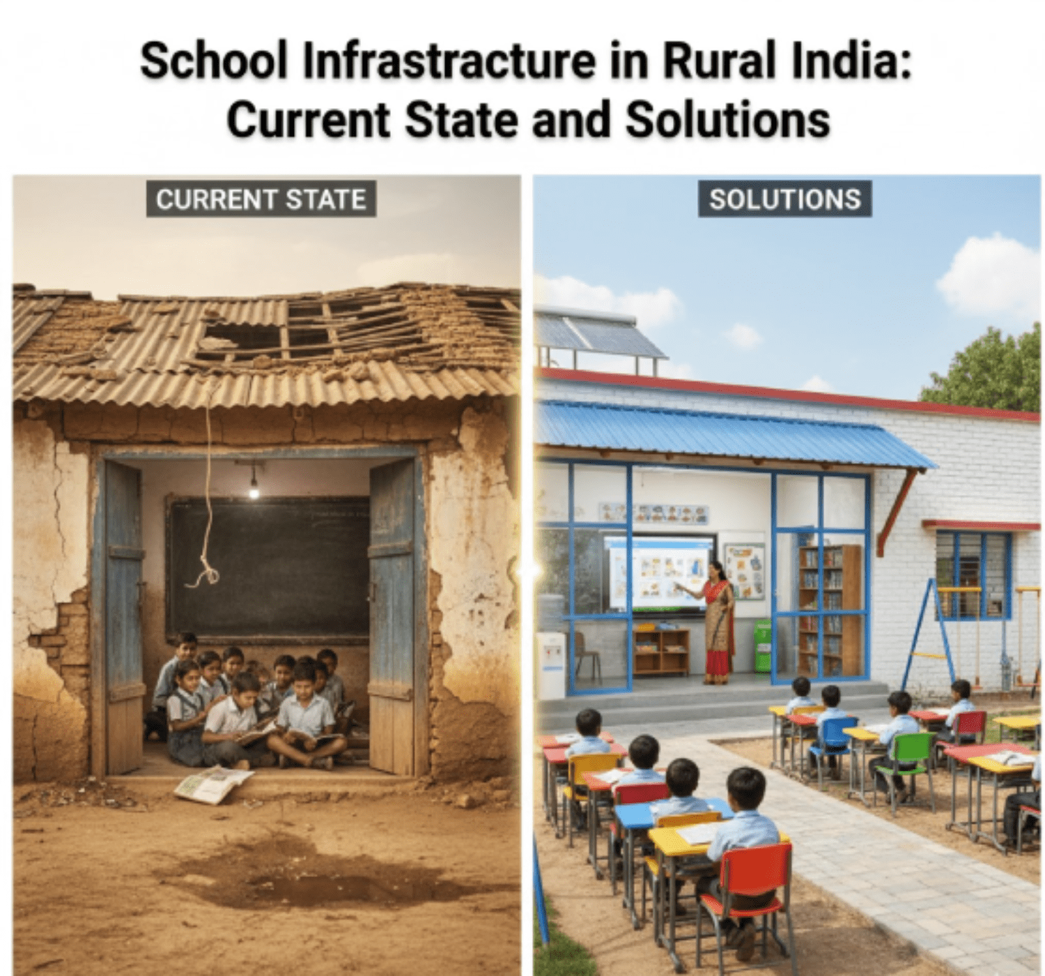 school infrastructure in rural india