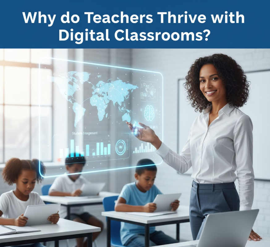 why do teachers thrive with digital classroom